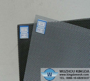 Powder coated security window screen net