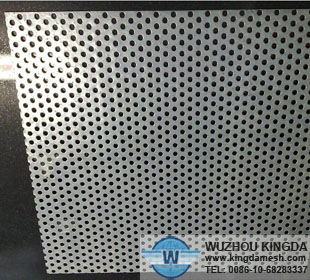 Electro galvanized perforated metal mesh