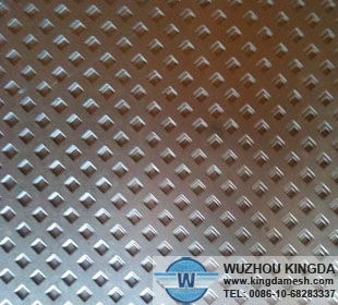 Electro galvanized perforated metal mesh