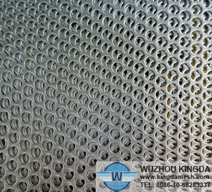 Electro galvanized perforated metal mesh