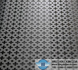 Electro galvanized perforated metal mesh