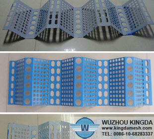 Powder coating anti-wind net