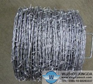 Galvanized iron barbed wire