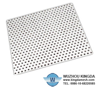 Perforated aluminum panels