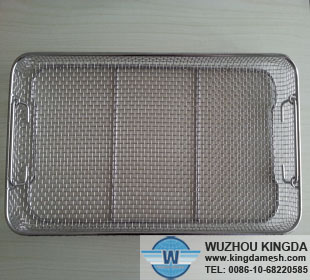Stainless steel mesh tray