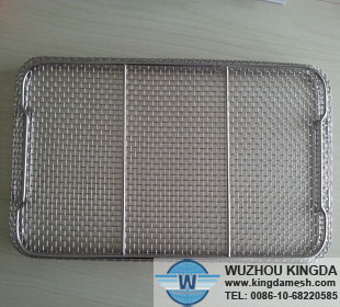 Stainless steel mesh tray