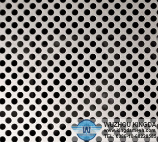 Perforated aluminum plate