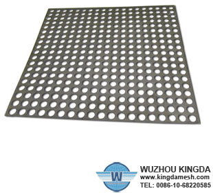 Perforated aluminum plate