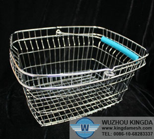 Small wire mesh shopping basket