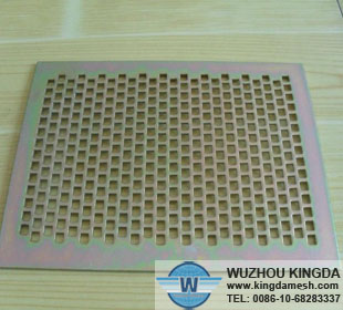 Perforated flat plate