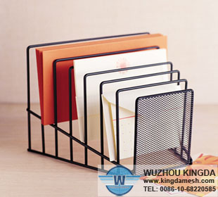 Mesh desk organizer