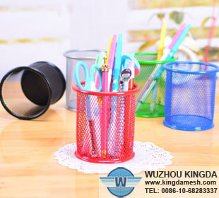 Mesh pencil pots