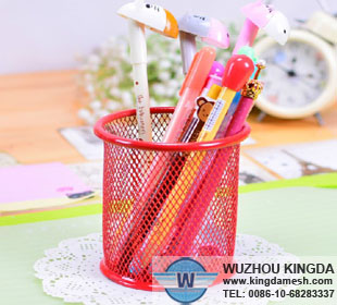 Mesh pencil pots