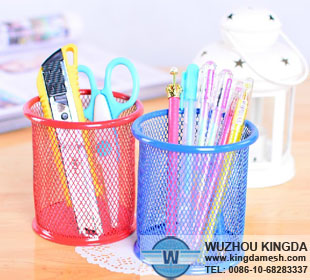 Mesh pencil pots