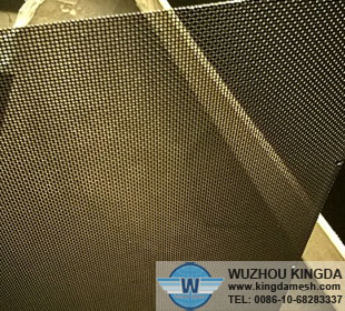 Anti theft window mesh