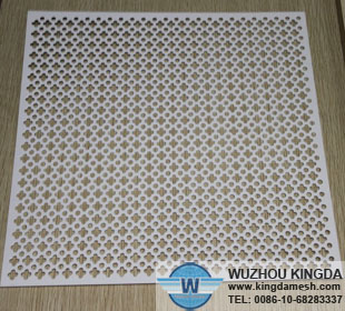 Decorative metal screen