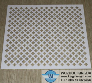 Decorative metal screen