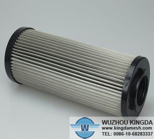 Woven mesh filter element