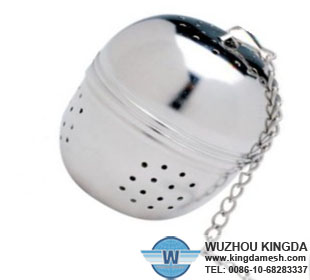 Wire mesh round tea strainer