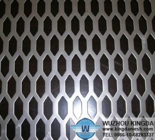 Decorative perforated stainless steel sheet