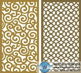 Decorative screen panels