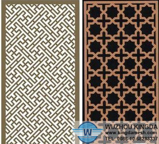 Decorative screen panels