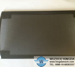 Perforated speaker grill