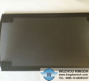 Perforated speaker grill