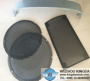 Perforated speaker grill