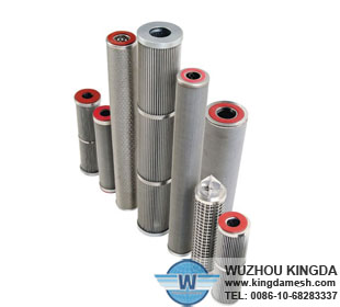 Wire mesh filter element