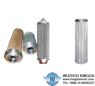 Wire mesh filter element