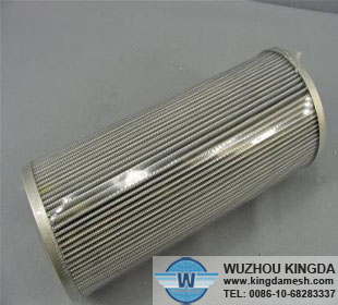 Woven mesh filter tube