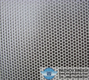 Flat panel micro perforated
