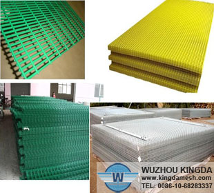 Powder coated weld mesh