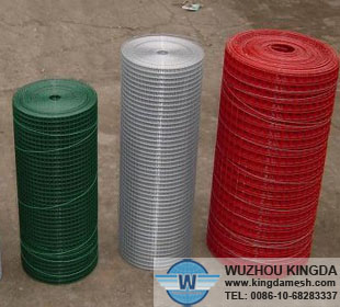 Powder coated weld mesh