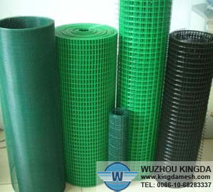 Powder coated weld mesh