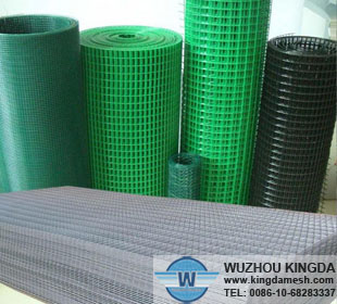 Powder coated weld mesh
