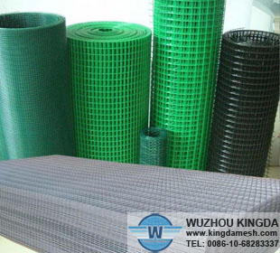 Powder coated weld mesh