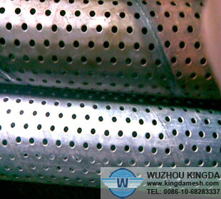 Stainless perforated filter tube