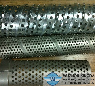 Stainless perforated filter tube