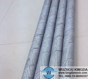 Stainless perforated filter tube