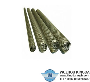 Stainless perforated filter tube