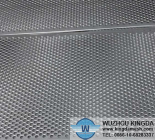 Perforated mesh panel