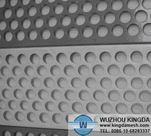 Stainless perforated mesh panels