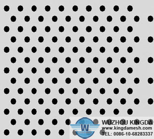Stainless perforated mesh panels