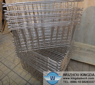 Metal mesh bins