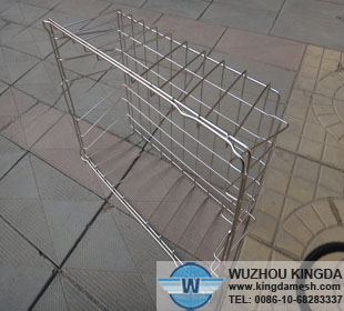 Metal mesh bins