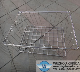 Metal mesh bins