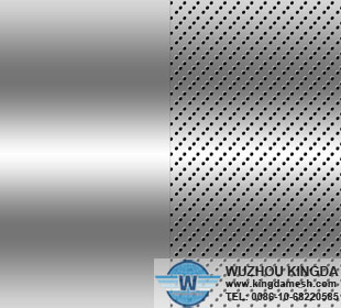 Punched stainless mesh