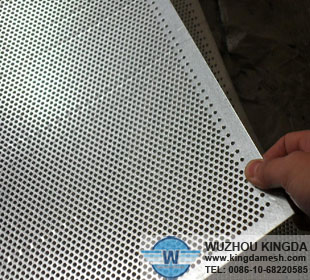 Punched stainless mesh